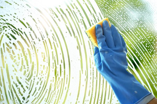 Carpet cleaning technician preparing safe equipment in Ilford