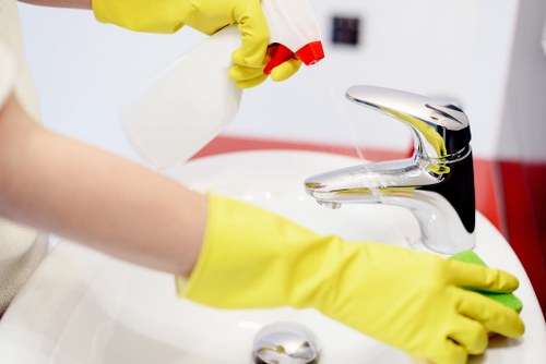 Careful stain removal process for fabric and flooring in Ilford