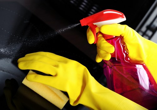 Local office cleaners working in an Ilford commercial property
